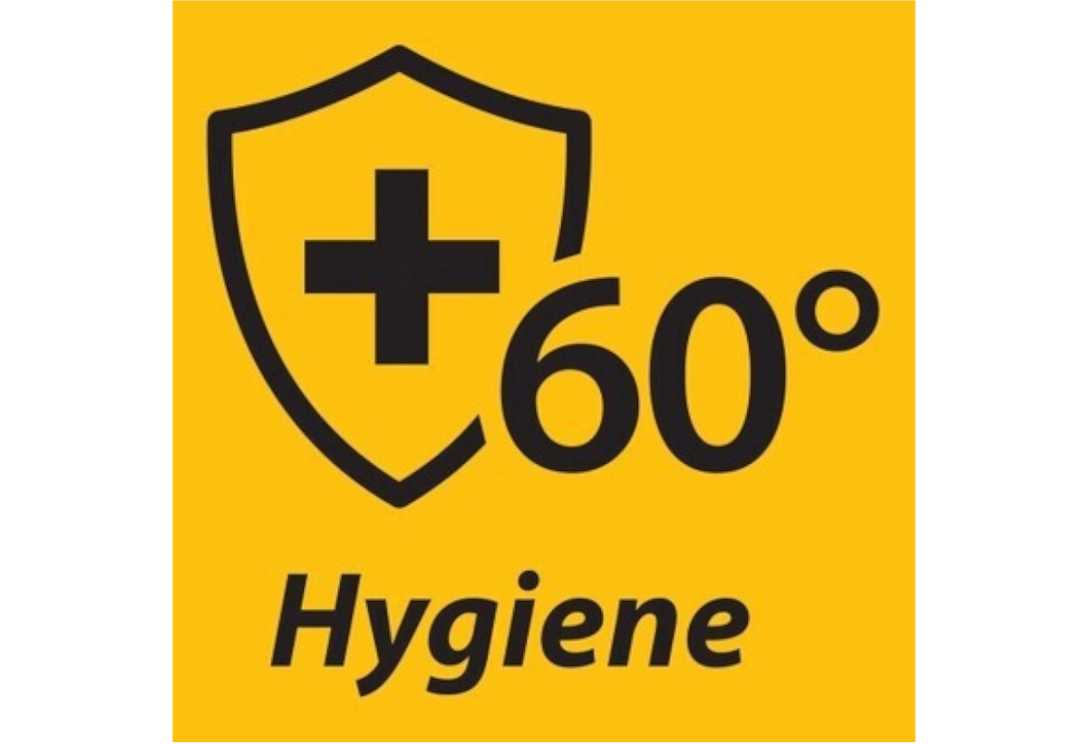 Απεικονίζει τo νέο πρόγραμμα Hygiene 60°